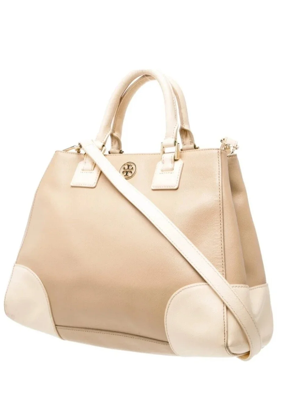 Tory Burch Authentic Leather Top Handle Bag